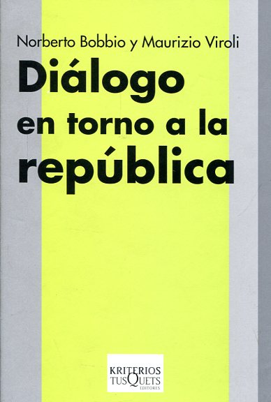Diálogo en torno a la República. 9788483108314