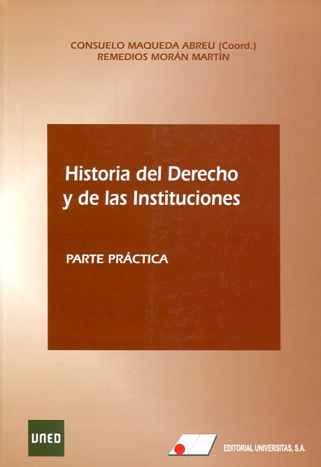Historia del Derecho y de las Instituciones. 9788479913045