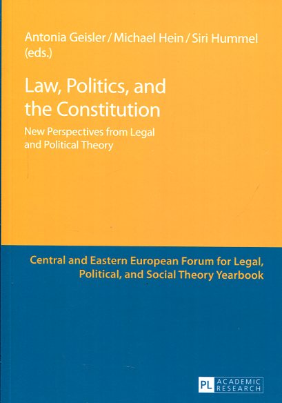 Law, politics, and the Constitution. 9783631654644