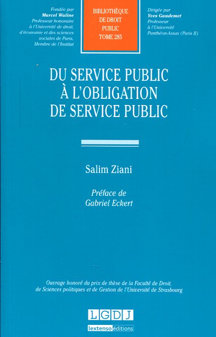 Du service public à l'obligation de service public