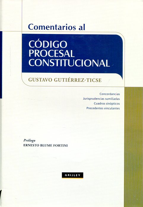 Comentarios al Código Procesal Constitucional