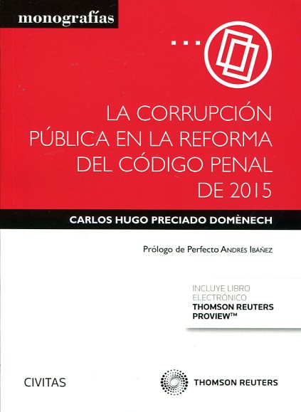La corrupción pública en la reforma del Código Penal de 2015