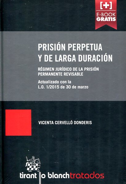 Prisión perpetua y de larga duración. 9788490869192