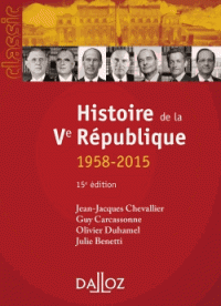 Histoire de la Ve République. 9782247151639