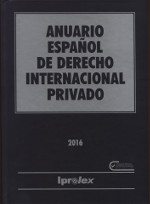 Anuario Español de Derecho Internacional Privado 2016
