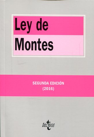Ley de Montes. 9788430970643