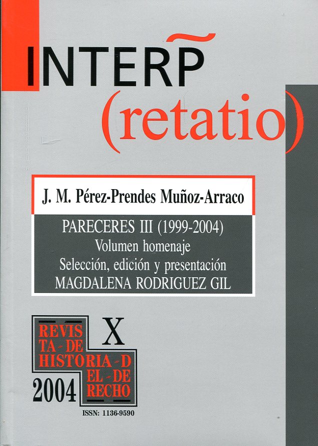 Pareceres III (1999-2004). Volumen homenaje