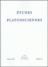 Études Platoniciennes, Nº 1, année 2004