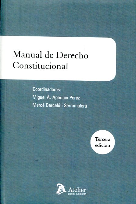 Manual de Derecho constitucional. 9788416652228