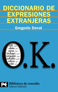 Diccionario de expresiones extranjeras. 9788420657370