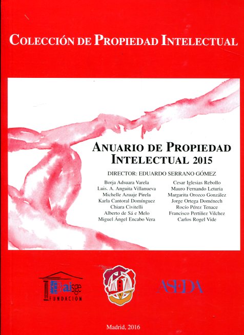 Anuario de propiedad intelectual 2015