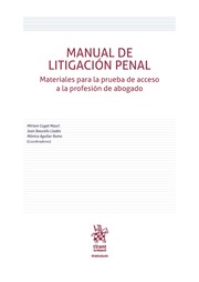 Manual de litigación penal. 9788491692997