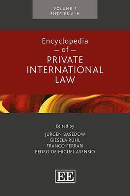 Encyclopedia of private international Law. 9781782547228
