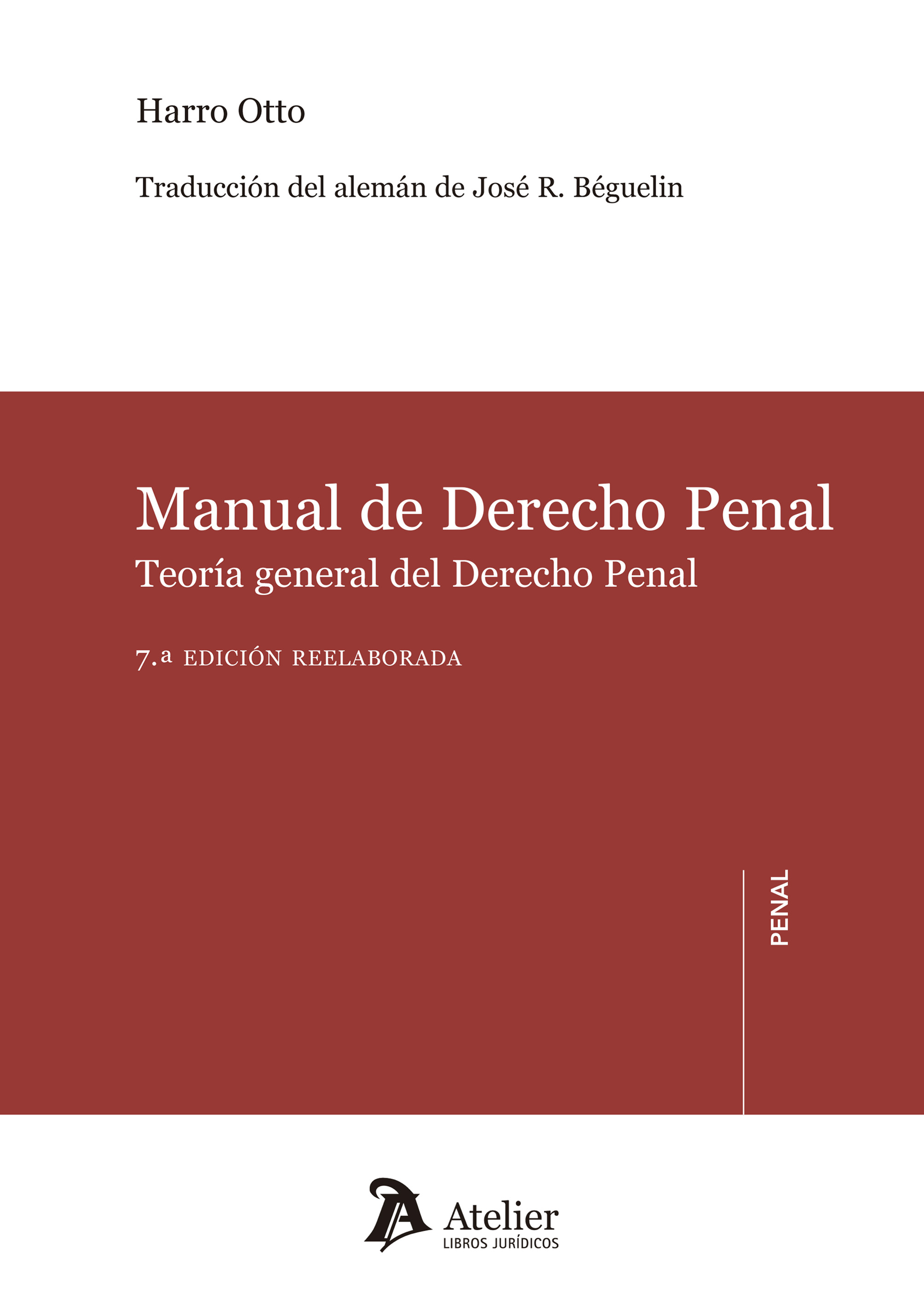 Manual de Derecho Penal. 9788416652860