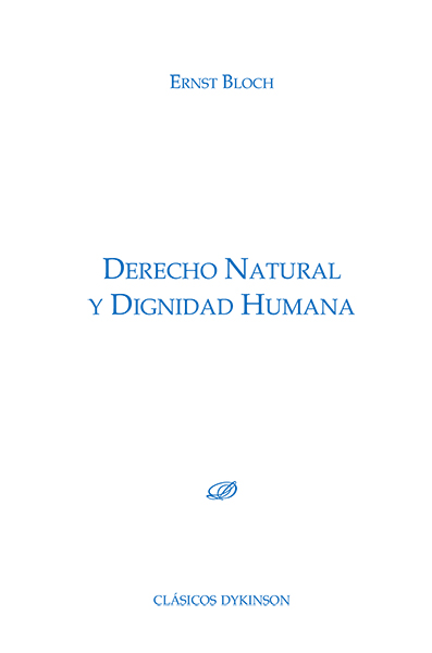 Derecho natural y dignidad humana. 9788499821337