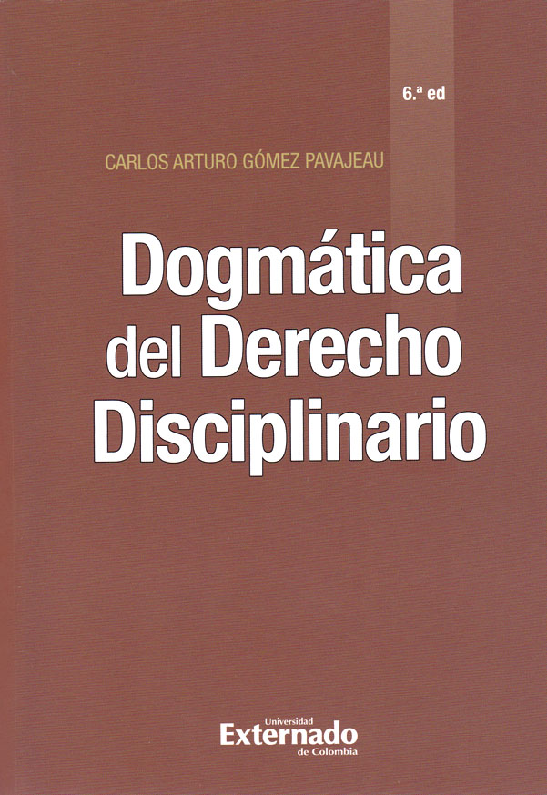 Dogmática del Derecho disciplinario
