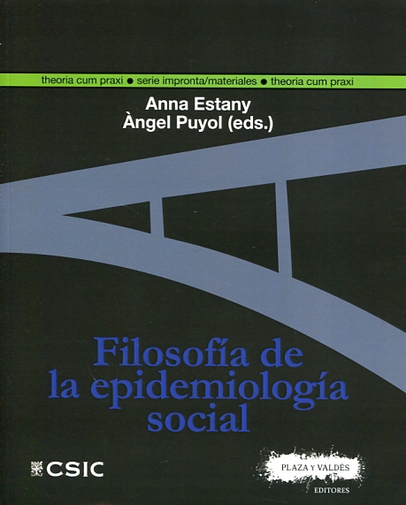 Filosofía de la epidemiología social. 9788416032921