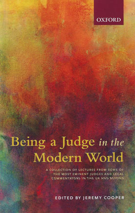 Being a judge in the Modern World. 9780198796602