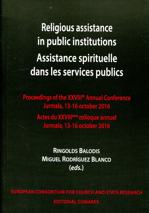 Religious assistance in public institutions = Assistance spirituelle dans les services publics. 9788490457238