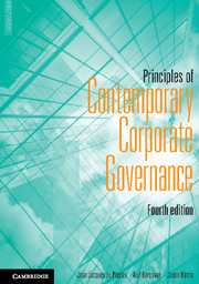 Principles of contemporary corporate governance. 9781108413022