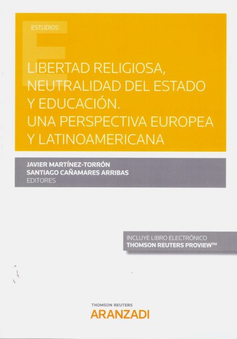Libertad religiosa, neutralidad del Estado y educación. 9788413099408