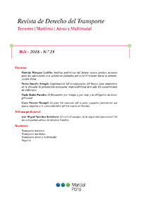 Revista de Derecho del Transporte, Nº22, año 2018