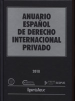 Anuario Español de Derecho Internacional Privado 2018