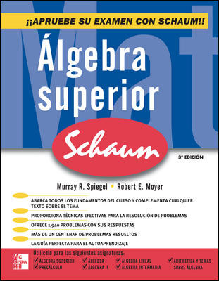Álgebra superior. 9789701062555
