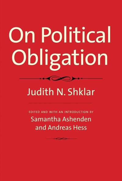On political obligation. 9780300214994