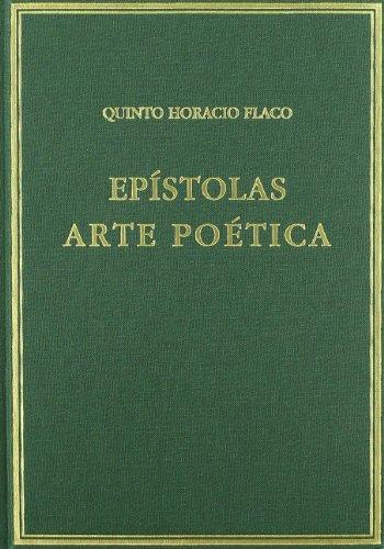 Epistolas. Arte poetica. 9788400080259