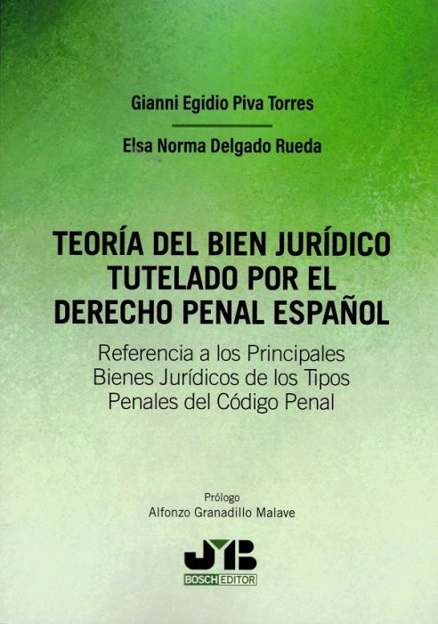 Teoría del bien jurídico tutelado por el Derecho penal español. 9788412242904