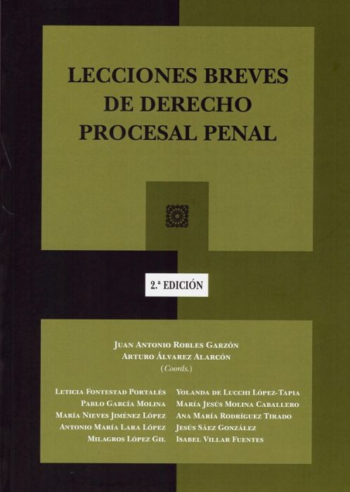 Lecciones breves de derecho procesal penal. 9788413690551
