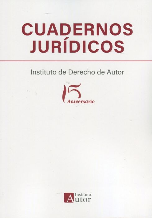 Cuadernos jurídicos del Instituto de Derecho de Autor