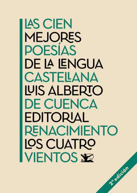 Las cien mejores poesías de la Lengua Castellana. 9788417950637