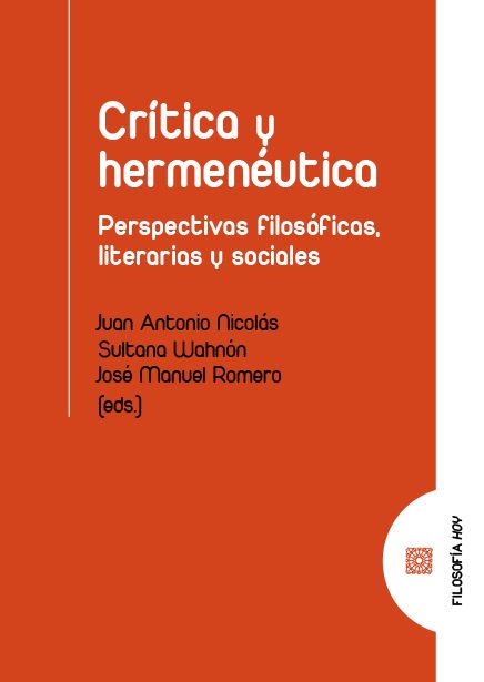 Crítica y hermenéutica. 9788490459867