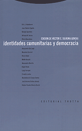 Identidades comunitarias y democracia. 9788481644234