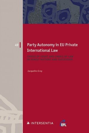 Party autonomy in EU private international law. 9781780689746
