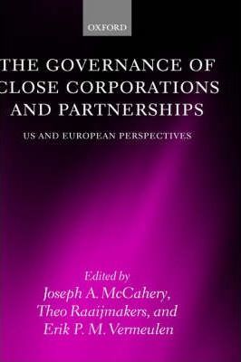 The governance of close corporations and partnerships. 9780199264353