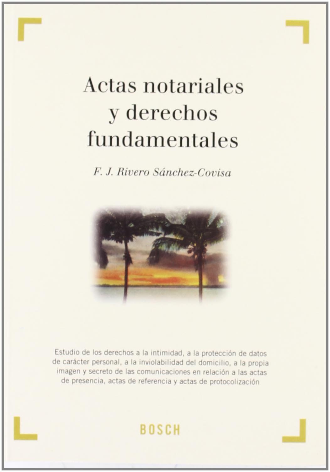 Actas notariales y derechos fundamentales. 9788497901796