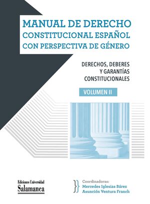 Manual de Derecho constitucional español con perspectiva de género. 9788413116174