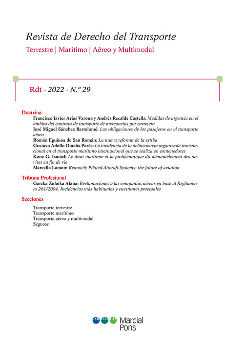 Revista de Derecho del Transporte, Nº29, año 2022. 101085587