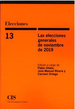 Las elecciones generales de noviembre de 2019. 9788474769203