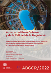 Anuario del Buen Gobierno y de la Calidad de la Regulación 2022