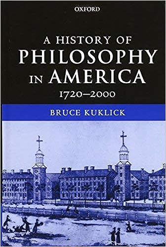A history of philosophy in America. 9780198250319