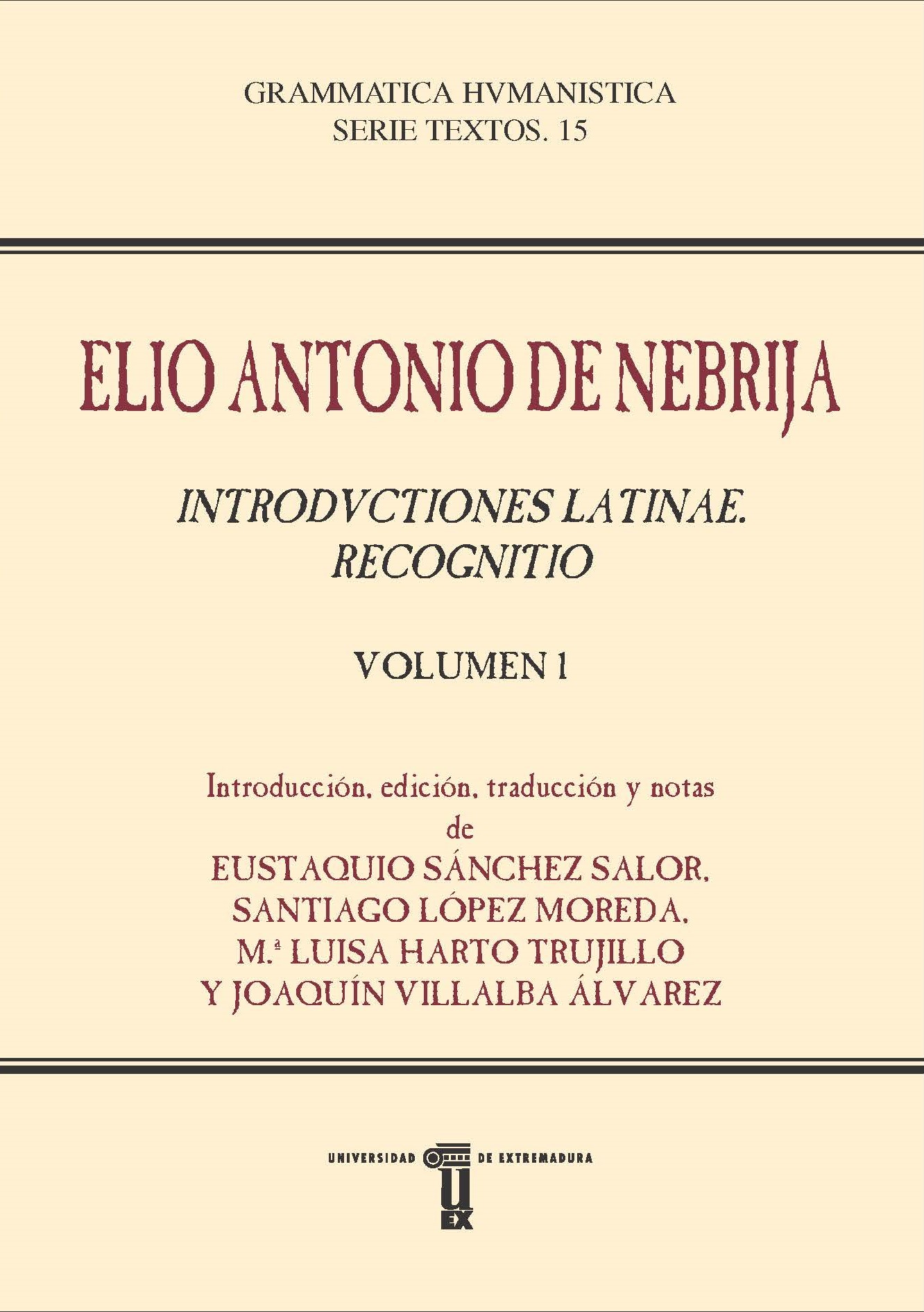 Introductiones latinae. 9788491271727