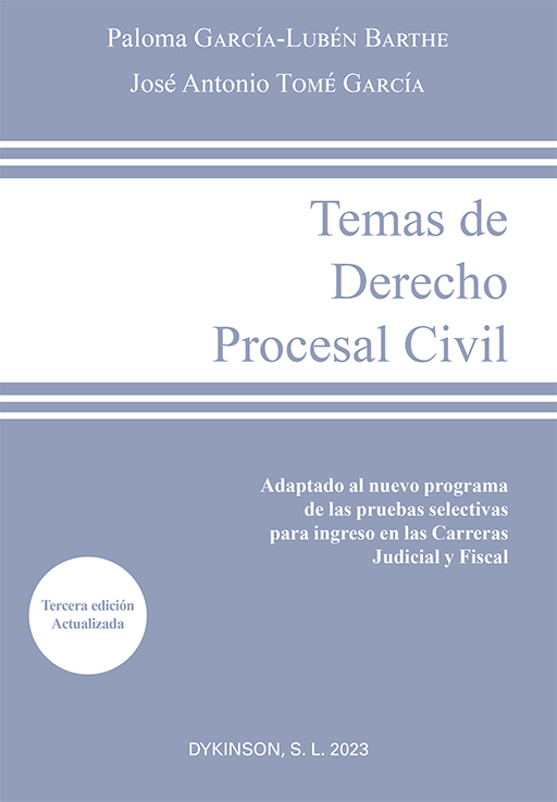 Temas de Derecho procesal civil. 9788411704700