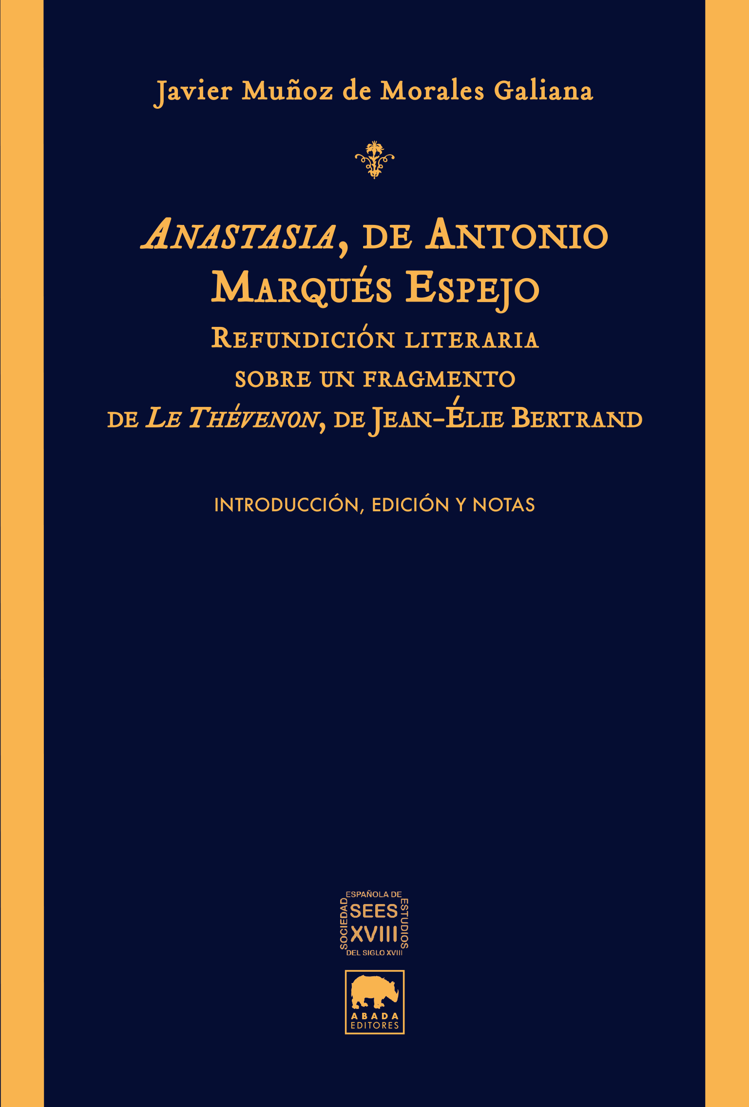 Anastasia, de Antonio Marqués de Espejo. 9788419008831