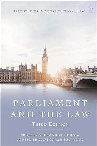 Parliament and the law. 9781509962747