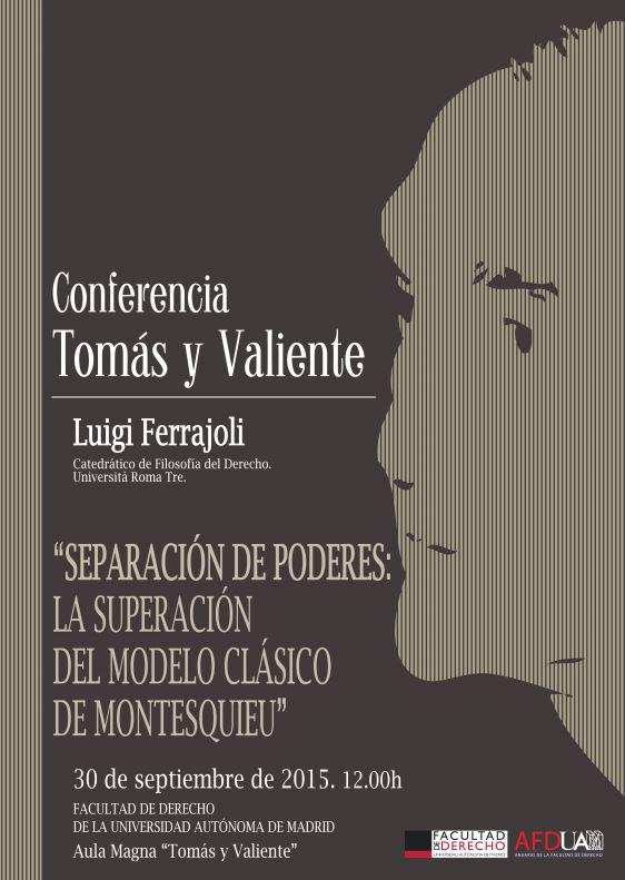 El jurista Luigi Ferrajoli, invitado por la Universidad Autónoma de Madrid para impartir la III Conferencia Tomás y Valiente.. 171