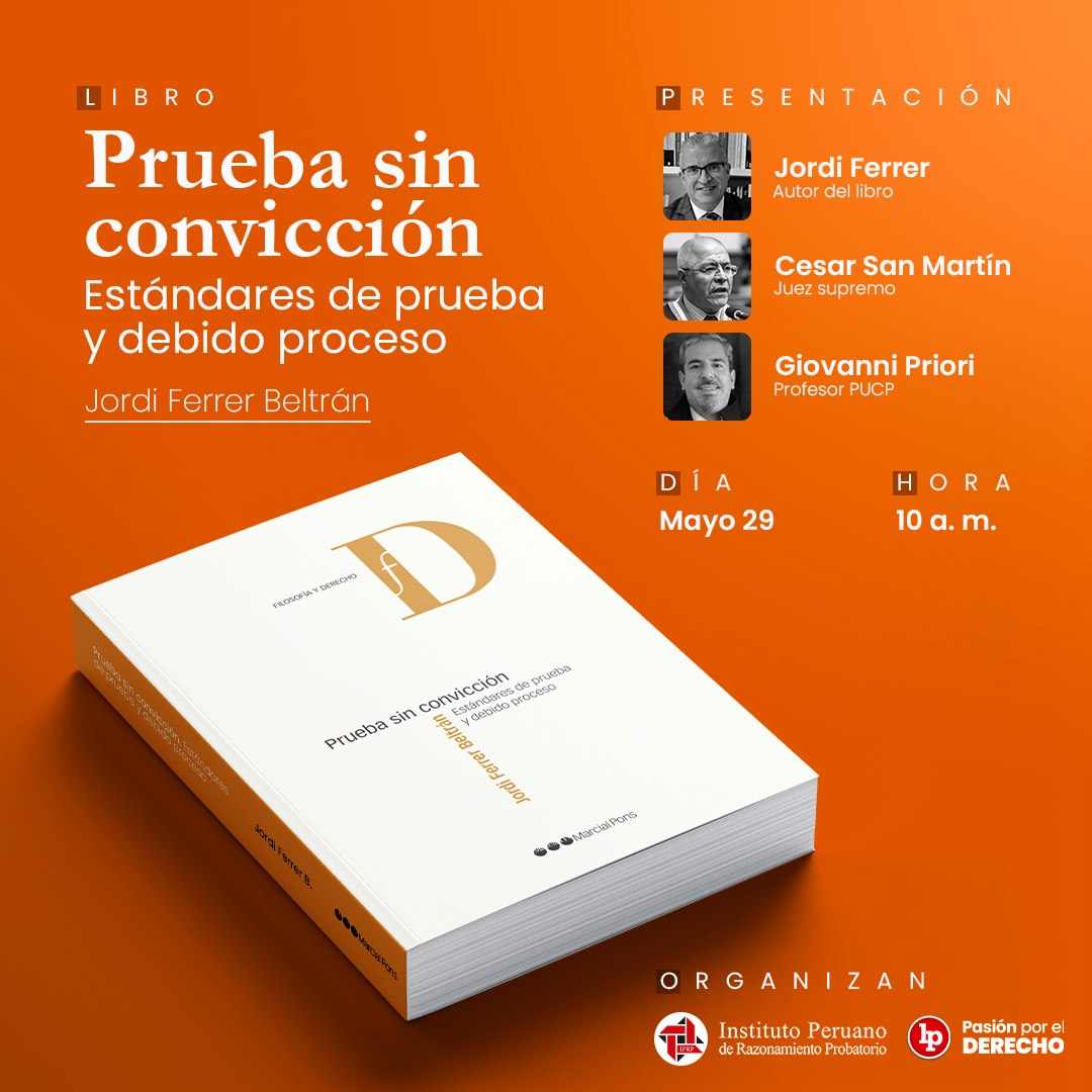 Presentación del libro 'Prueba sin convicción. Estándares de prueba y debido proceso' . 448